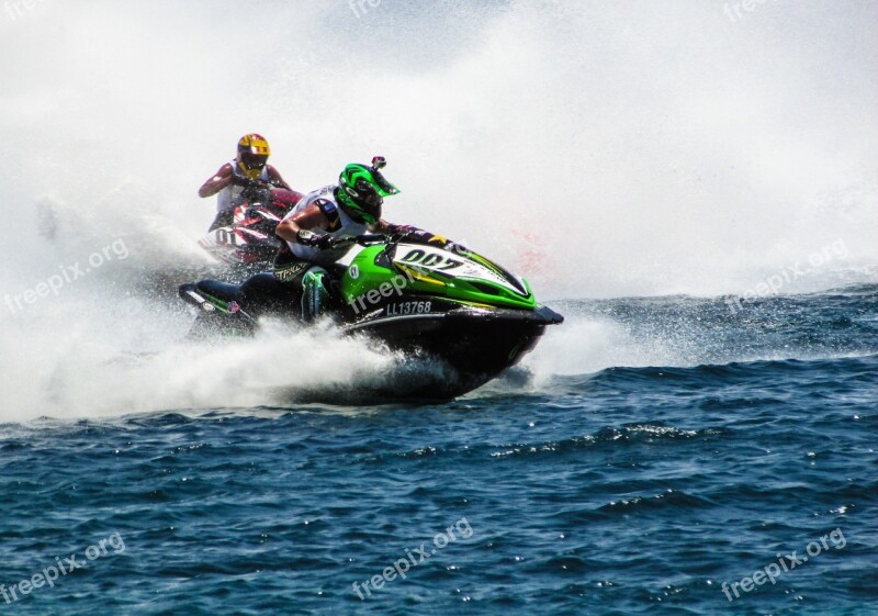 Jet Ski Sport Water Speed Summer