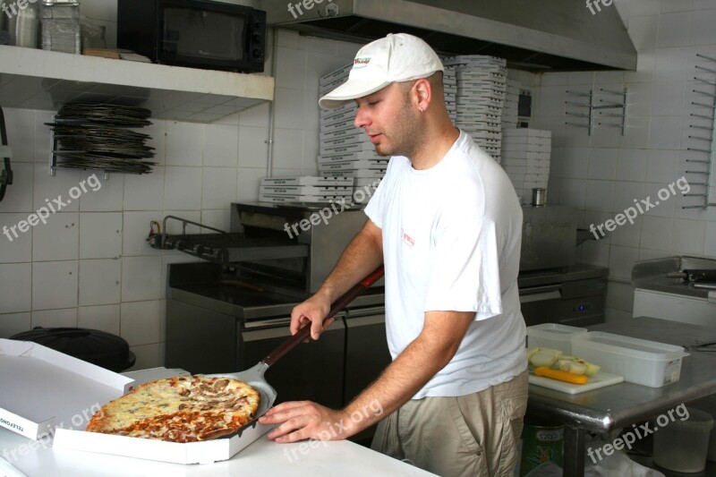 Pizza Pizza Shop Fast Food Bring Food Pizzero