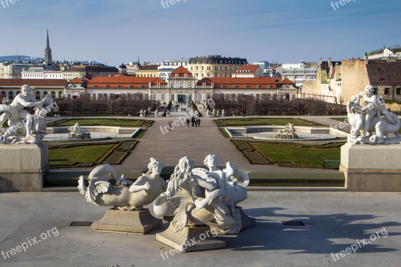 Vienna Barockschloss Belvedere Castle Free Photos