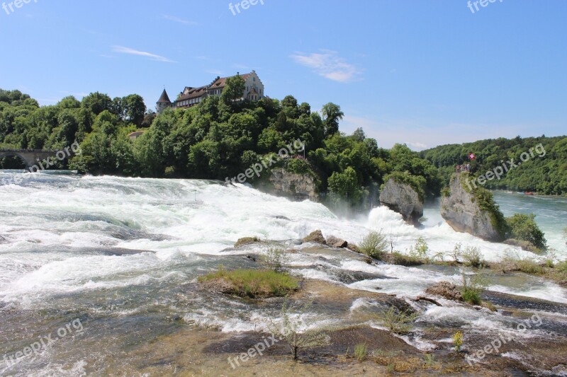 Water Waterfall Schaffhausen Nature Waterfalls