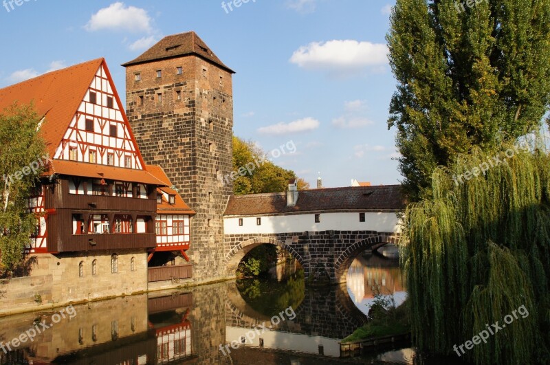 Nuremberg Pegnitz Old Mensa Historic Center Building