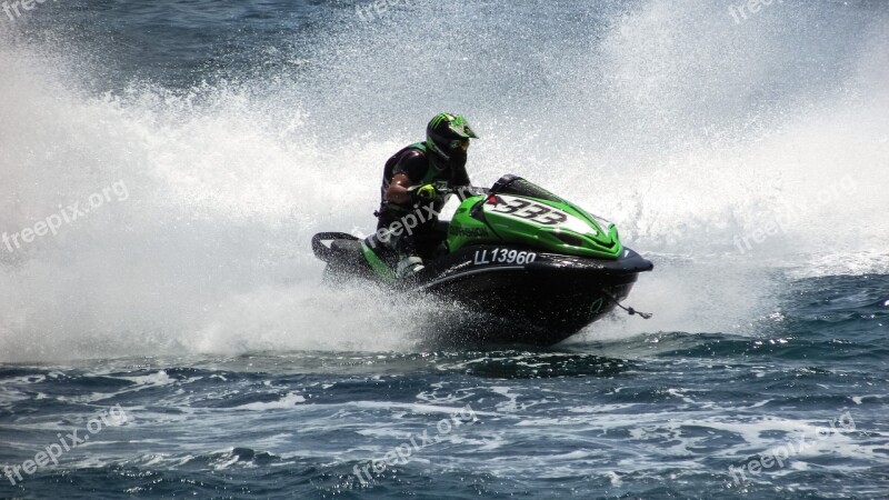 Jet Ski Sport Water Speed Summer