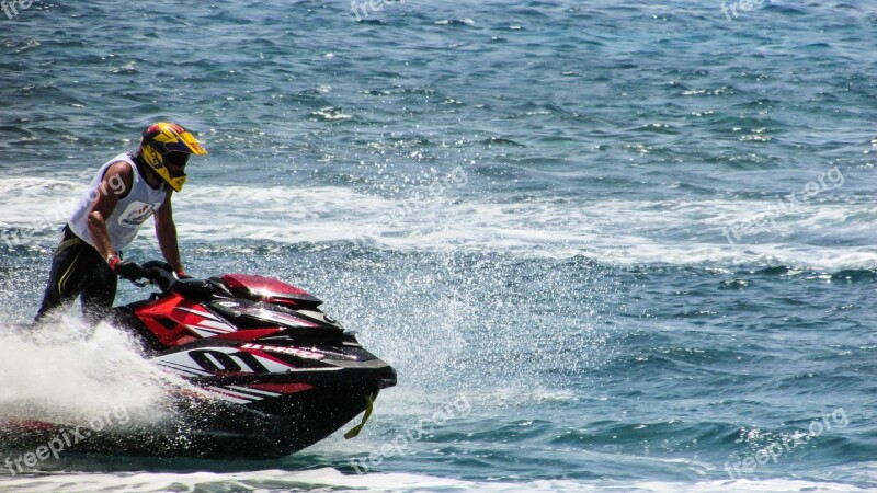 Jet Ski Sport Water Speed Summer