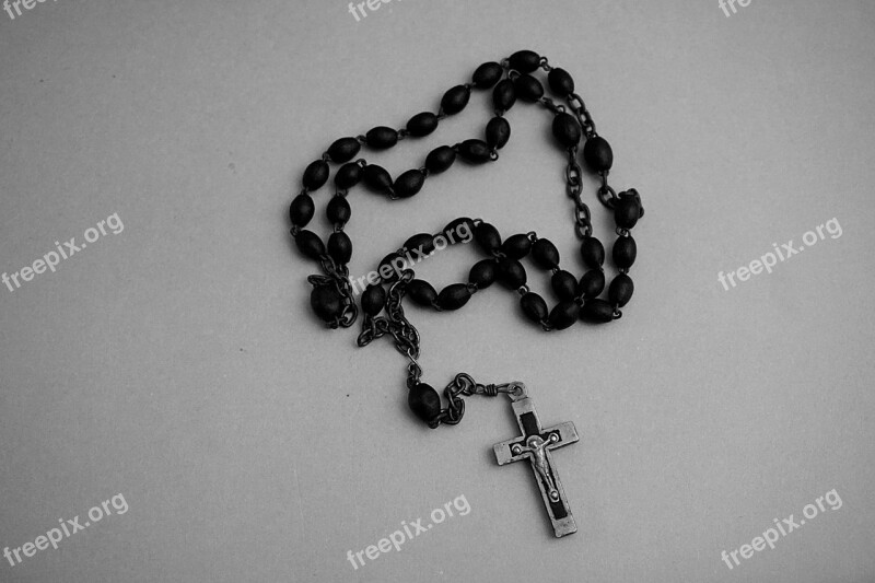 Rosary Cross Prayer Religion Catholic