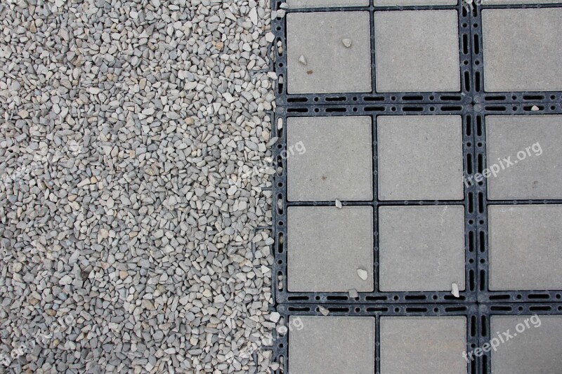 Sidewalk Slabs Pebble Square Free Photos