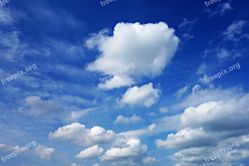 Sky Blue Cloud Blue Sky Clouds Cumulus