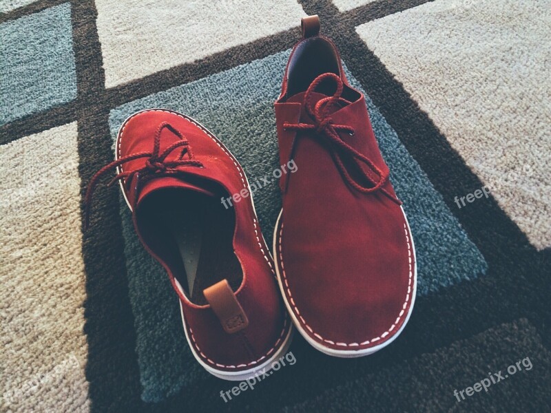 Shoes Red Fashion Style Hipster