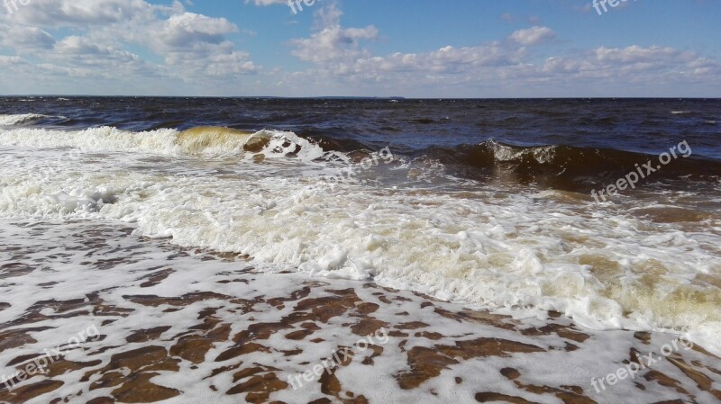 White Sea Island Cue Storm Free Photos