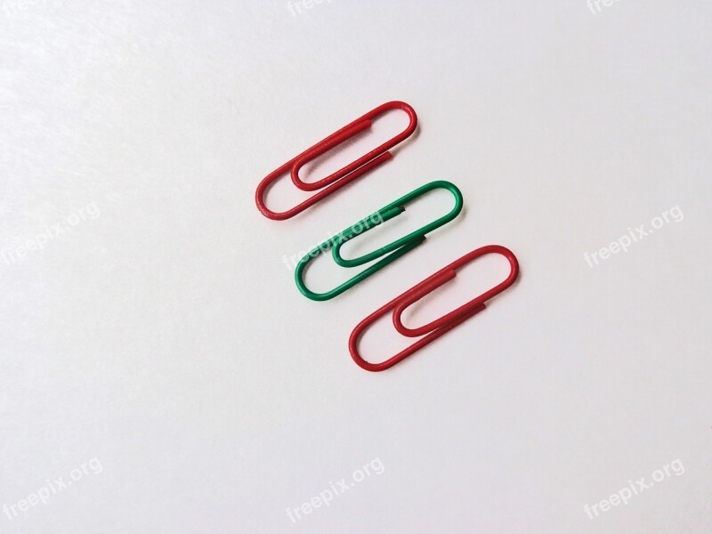 Paper Clip Colorful Clip Supplies Metal