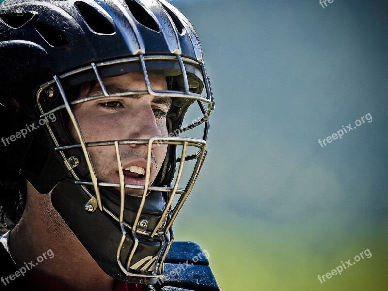 Baseball Baseball Player Catcher Baseball Catcher Catcher's Mask