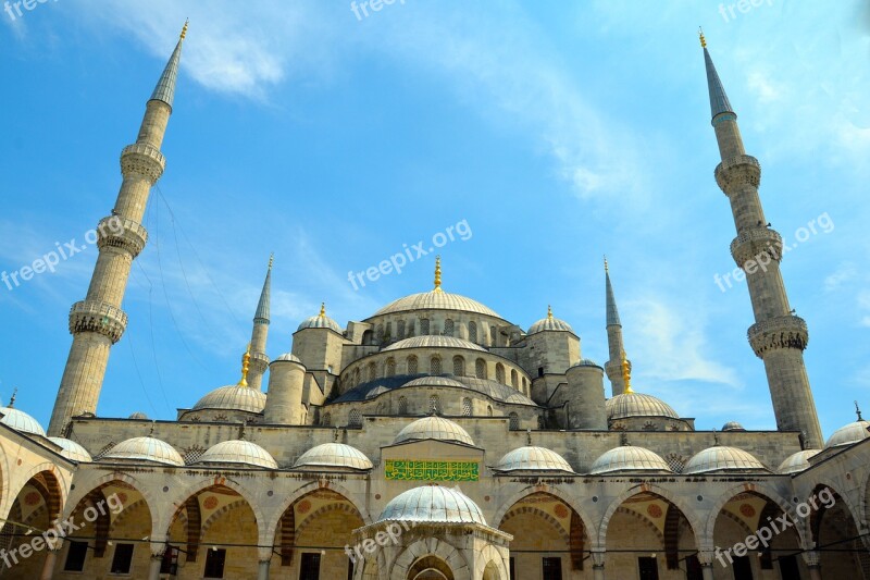 Mosque Istanbul Turkey Hagia Sofia Ottoman