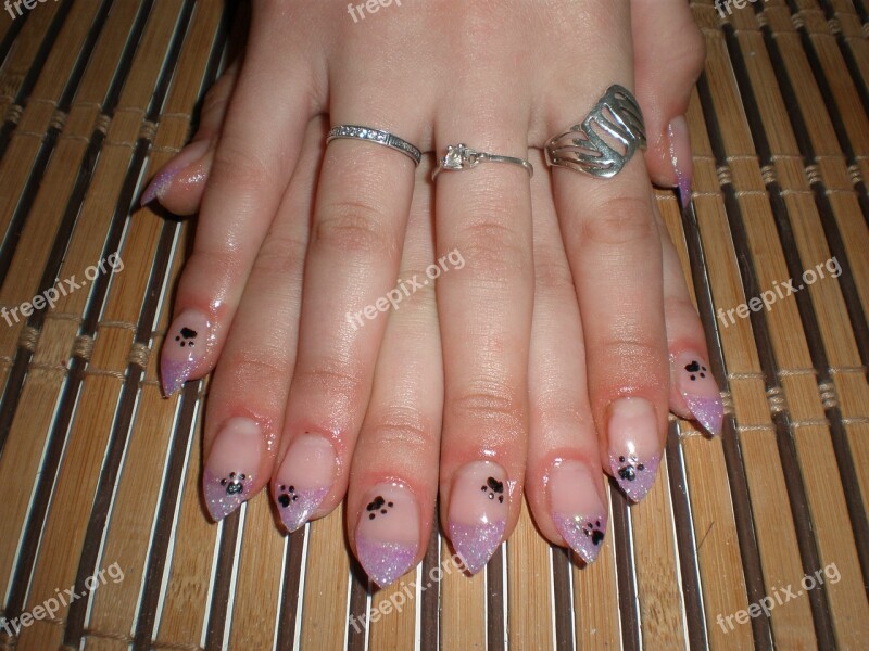 Manicure Purple Jacket Sharp Free Photos