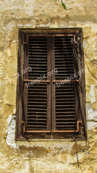 Cyprus Famagusta Old City Old House Window