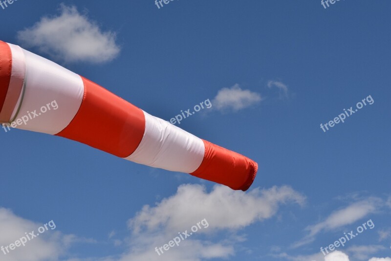 Wind Sky Clouds Airport Wind Direction