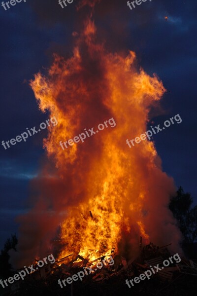 Fire Sky Flame Heat Clouds