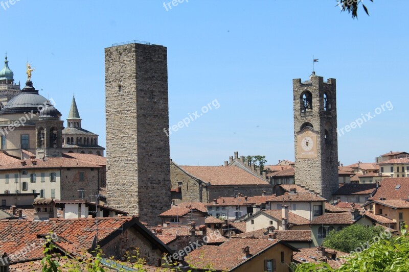 Bergamo High City Bergamo Alta Lombardy Italy