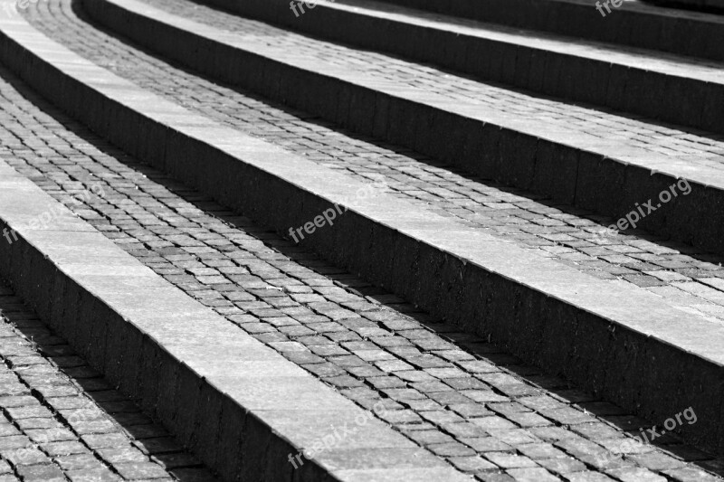 Stairs Stone Stone Stairway Gradually Architecture