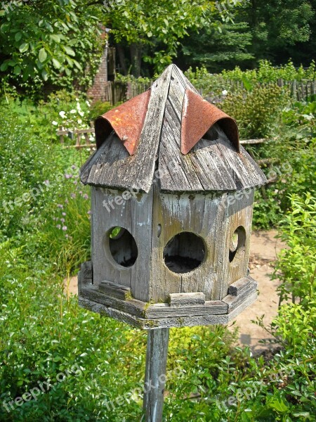 Birdhouse Feeding Bird Feeder Wood Wooden House