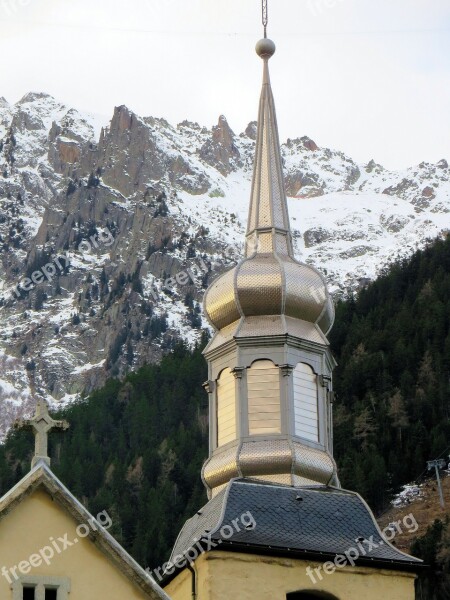 France Haute-savoie Chamonix Church Roofing