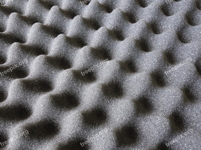 Packaging Material Foam Grey Wavy Abstract