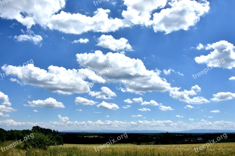 Sky Panorama Summer View White