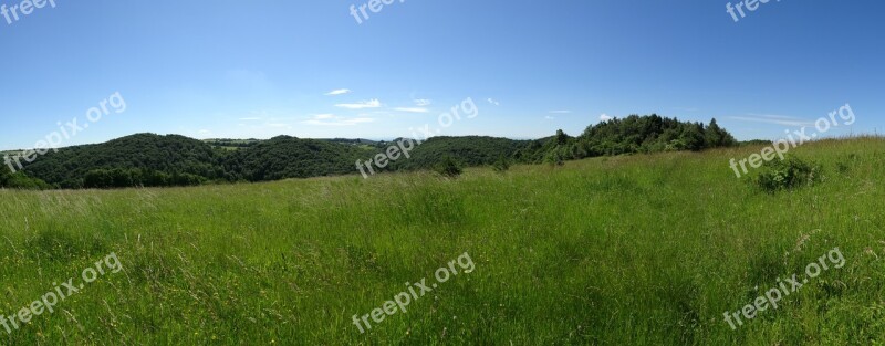 Jerzmanowice Poland Landscape Nature Panorama