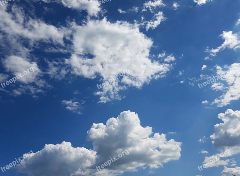 Sky Clouds Blue Sky Clouds Form Blue