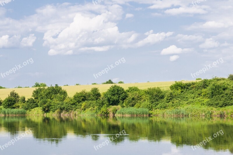 Cernica Lake Nature Sky Ilfov County Romania