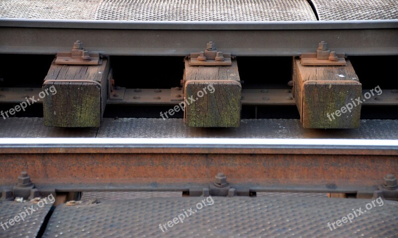 Railway Tracks Threshold Railway Sleepers Rails Gleise