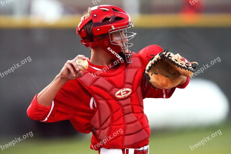 Baseball Baseball Player Catcher Baseball Catcher Catcher's Mask