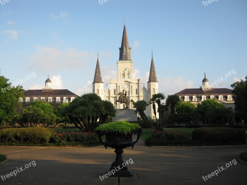 New Orleans Church Cathedral Louisiana Architecture