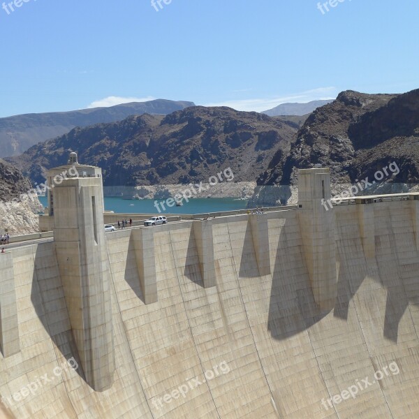 Hoover Dam Nevada Power Lake