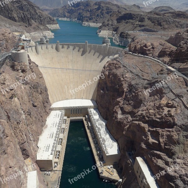 Hoover Dam Landmark Power Lake