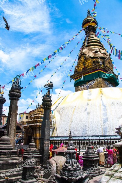 India Nepal Asia Travel Boudhanath