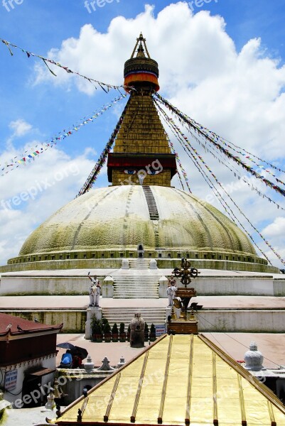 India Nepal Asia Travel Boudhanath