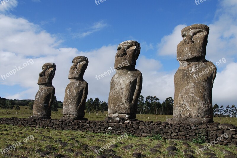 Chile Easter Island Rapa Nui Travel Free Photos