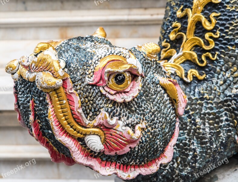 Statue Chiang Mai Thailand Asia Temple