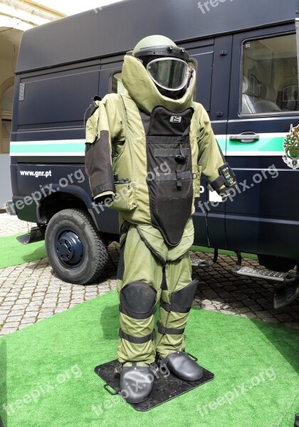 Protective Suit Police Explosive Bomb Command