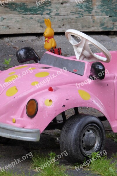 Vw Auto Pink Toys Pedal Car