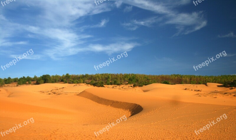 Sand Hill Phan Thiet Vietnam Free Photos