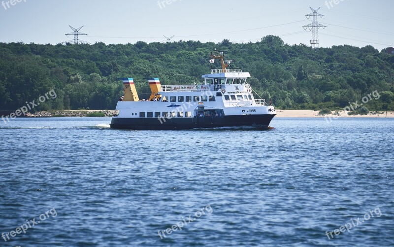 Kiel Ferry Kieler Firth Laboe Ship