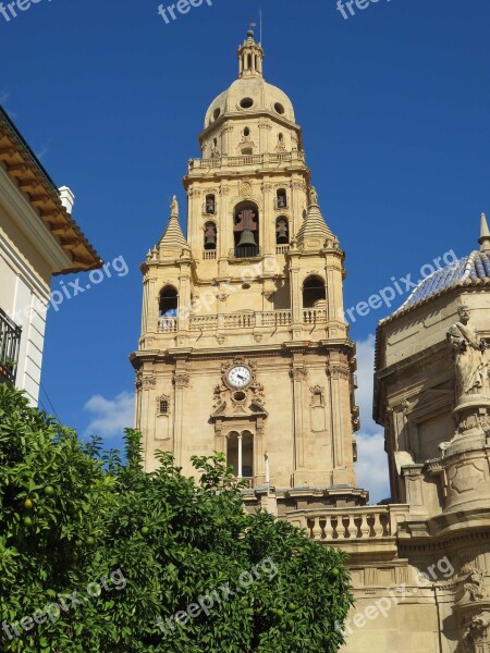 Murcia Spain Cathedral Church Baroque