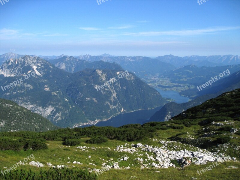 Mountains Alpine Panorama Mountain Landscape Austria