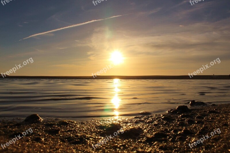 Galley Camping Sand Mar Sunset