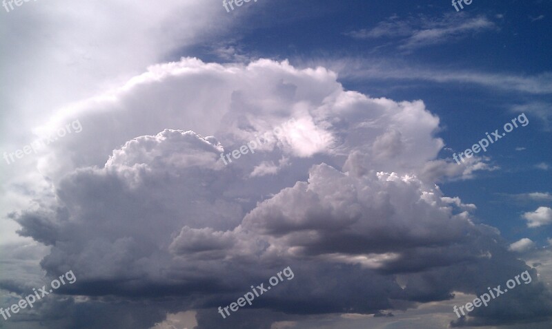 Arizona Summer Sky Focus Water Summer Natural