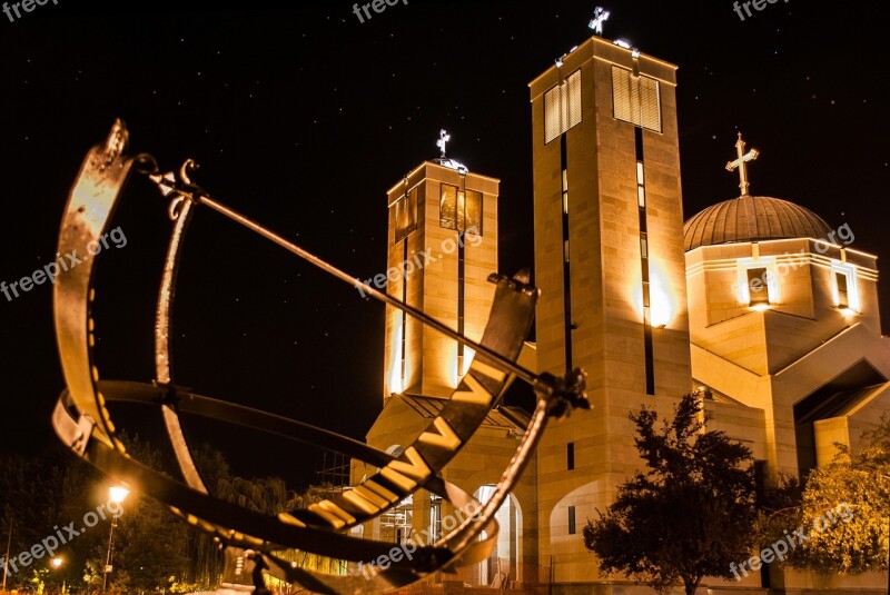 Orthodox Church Night Church Orthodox Architecture