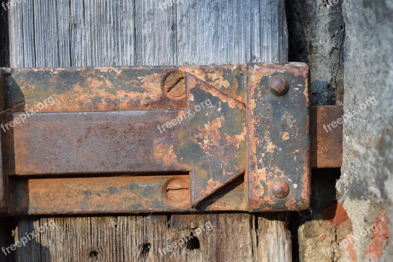 Door Lock Castle Door Old Security