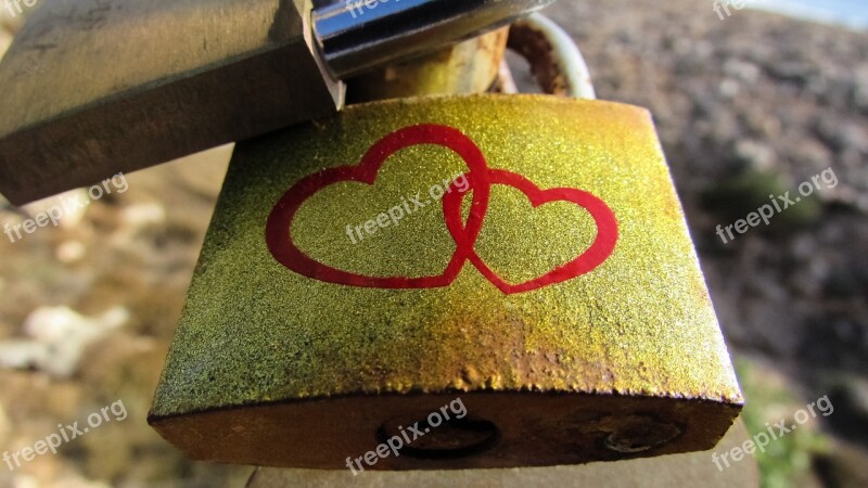 Love Padlock Romance Forever Lock