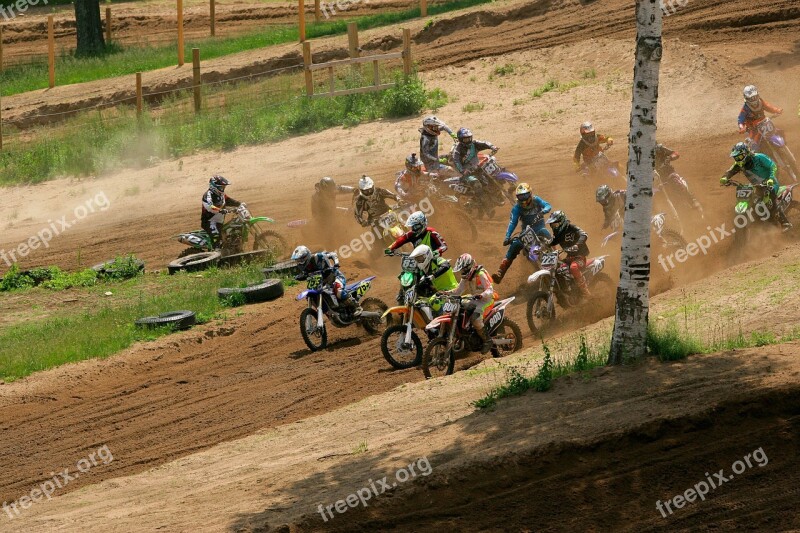 Motocross Dirt Bike Racing Dirt Motorbike