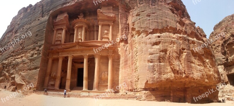 Petra Jordan Ancient Desert Temple